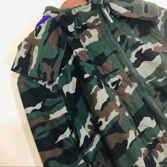 SUPERDRY Camo Print Faux Fur Professional The Parka Hooded Jacket Size XS - Picture 10 of 15